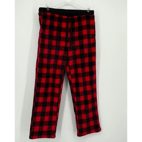 Holiday Fam Jams Men's Pajama Set in Red and Black Size XL - Picture 4 of 8